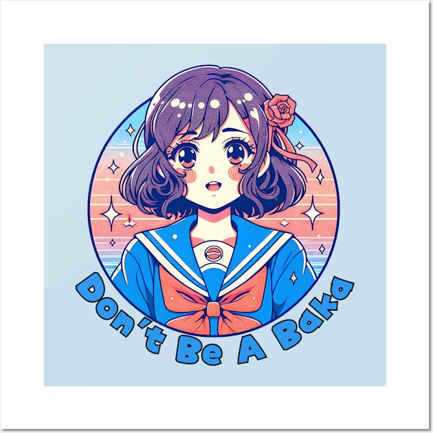 Japanese Anime baka idiot Wall Art by Japanese Fever